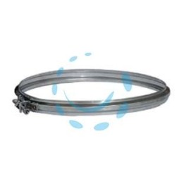 FASCETTE BLOCCAGGIO ACCIAIO INOX AISI 304 MONOPARETE SPESSORE MM.0,5 - ø mm.130