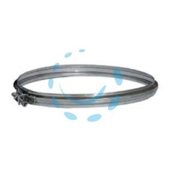 FASCETTE BLOCCAGGIO ACCIAIO INOX AISI 304 MONOPARETE SPESSORE MM.0,5 - ø mm.130