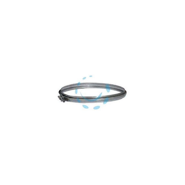 FASCETTE BLOCCAGGIO ACCIAIO INOX AISI 304 MONOPARETE SPESSORE MM.0,5 - ø mm.300