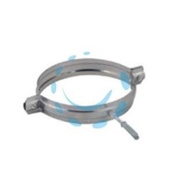 COLLARE PER TUBO IN ACCIAIO INOX AISI 304 MONOPARETE SPESSORE MM.0,5 - ø mm.300