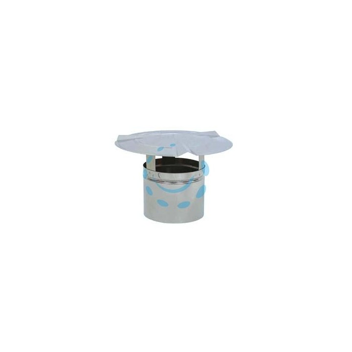 FUMAIOLI A CAPPELLO IN ACCIAIO ZINCATO - ø cm.12