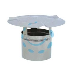 FUMAIOLI A CAPPELLO IN ACCIAIO ZINCATO - ø cm.13