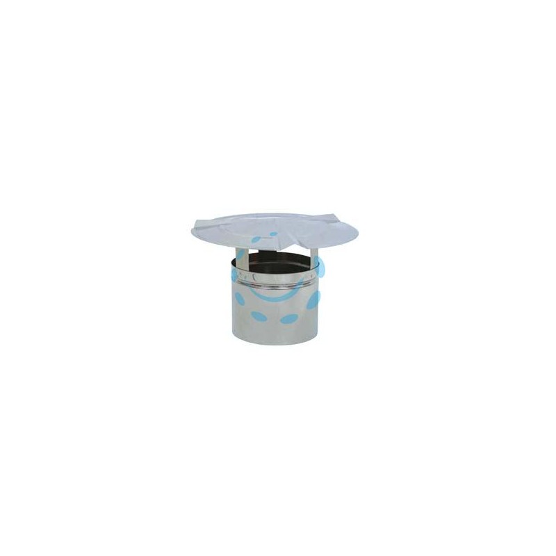 FUMAIOLI A CAPPELLO IN ACCIAIO ZINCATO - ø cm.14