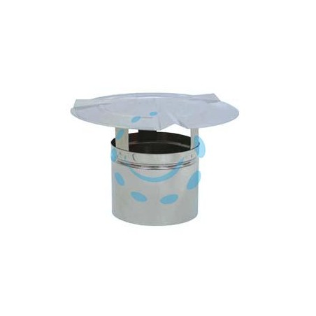 FUMAIOLI A CAPPELLO IN ACCIAIO ZINCATO - ø cm.14