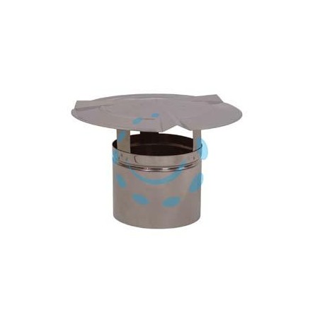 FUMAIOLI A CAPPELLO IN ACCIAIO INOX - ø cm.13
