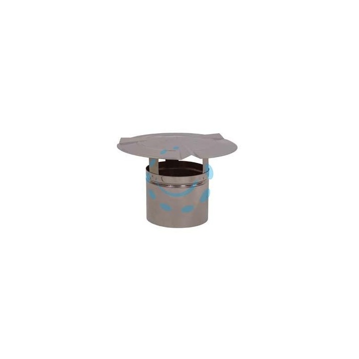 FUMAIOLI A CAPPELLO IN ACCIAIO INOX - ø cm.15