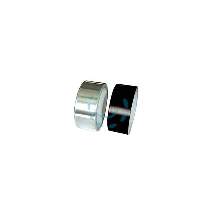NASTRO ADESIVO IN ALLUMINIO PER ALTE TEMPERATURE - mm.40x9 mt. colore nero