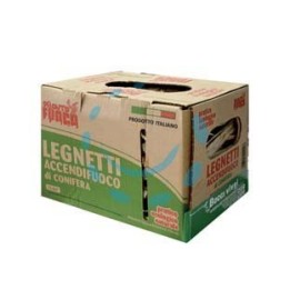 LEGNETTI ACCENDIFUOCO IN SCATOLA - 12 DECIMETRI CUBICI