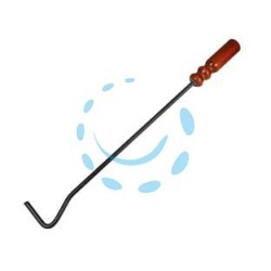 ATTIZZATOIO PER CAMINO MANICO LEGNO - cm.55h. (726 BIS)