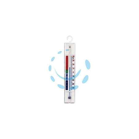 TERMOMETRO IN PLASTICA PER FRIGORIFERO E CONGELATORE - cm.15,5x2,6x0,9