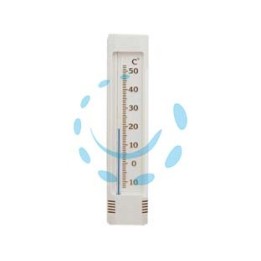 TERMOMETRO PLASTICA LUX - bianco - mm.210x47