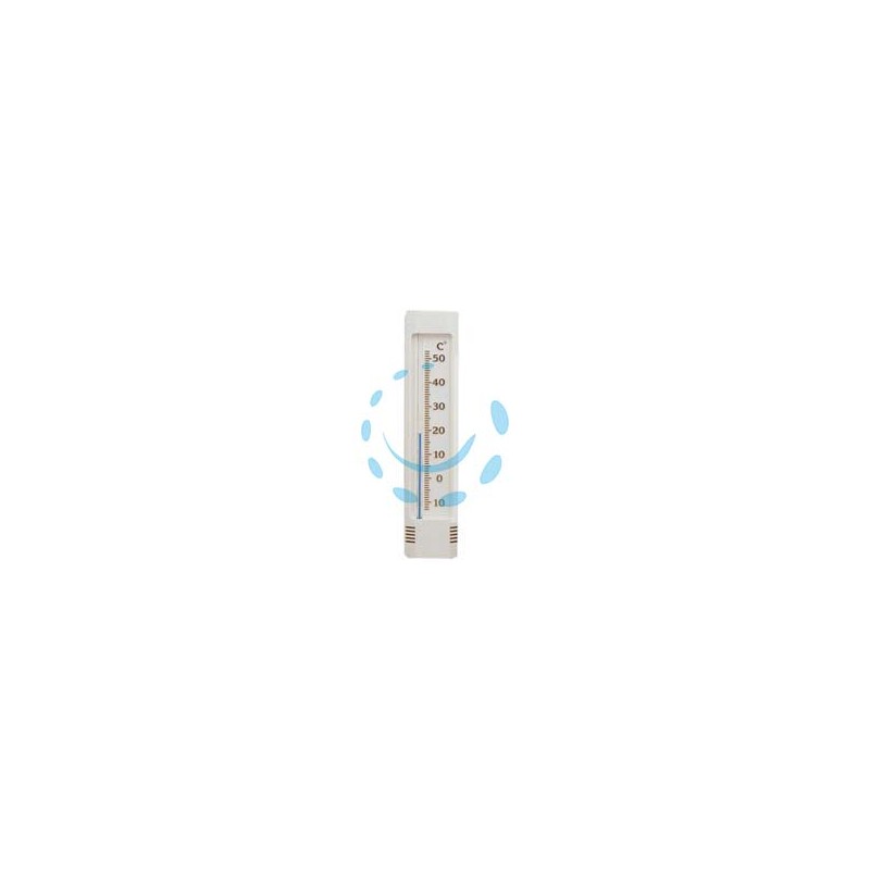 TERMOMETRO PLASTICA LUX - bianco - mm.210x47