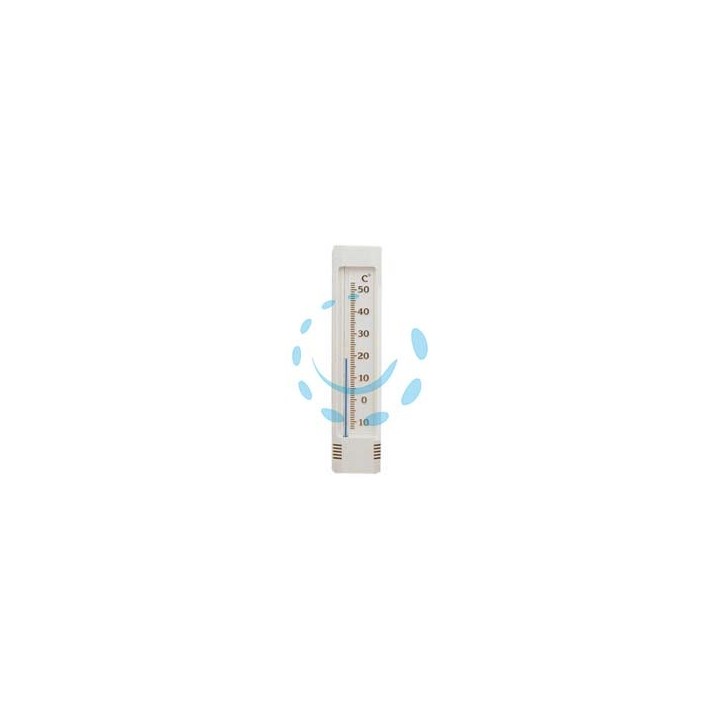 TERMOMETRO PLASTICA LUX - bianco - mm.210x47