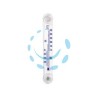 TERMOMETRO IN PLASTICA PER FINESTRA ESTERNO CON VENTOSE - mm.210x28