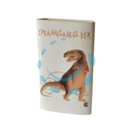 UMIDIFICATORE IN CERAMICA LARGO DINOSAURI cm.12,5x3x20,5h.