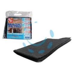 FILTRO PER CAPPE AI CARBONI ATTIVI "MAGIC" - cm.47x57 - nero