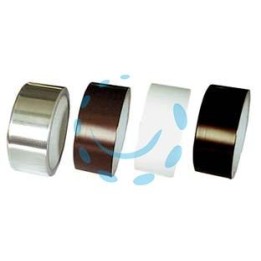 NASTRO ADESIVO IN ALLUMINIO PER ALTE TEMPERATURE - mm.40x9 mt. colore bianco