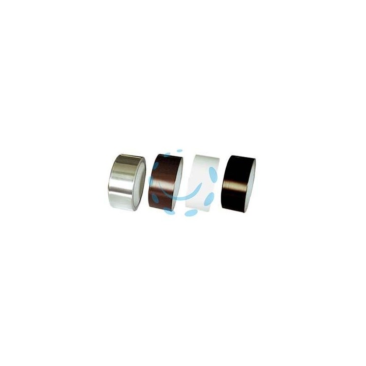 NASTRO ADESIVO IN ALLUMINIO PER ALTE TEMPERATURE - mm.40x9 mt. colore bianco