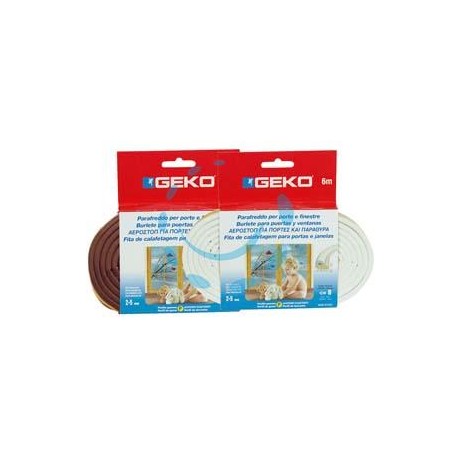 PARAFREDDO IN GOMMA PROFILO "P" - mm.9h. rotolo da mt.6 colore marrone