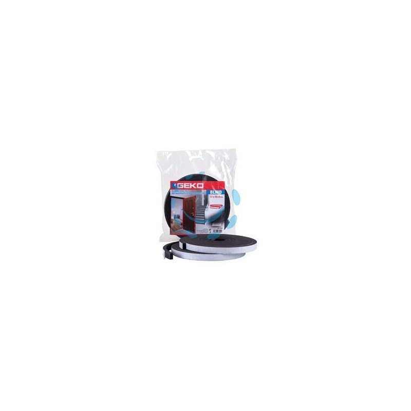 PARAFREDDO GUARNIZIONE PVC ANTIADERENTE PER PORTE BLINDATE - mm.17x10, lungh. mt.8 - in busta