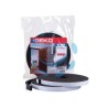 PARAFREDDO GUARNIZIONE PVC ANTIADERENTE PER PORTE BLINDATE - mm.17x10, lungh. mt.8 - in busta