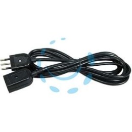 PROLUNGA ELETTRICA LINEARE 3X0,75 NERA - mt.5 
