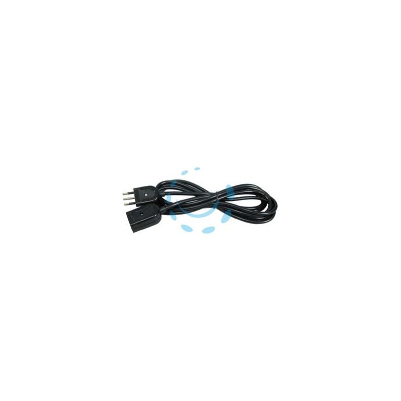 PROLUNGA ELETTRICA LINEARE 3X0,75 NERA - mt.5 