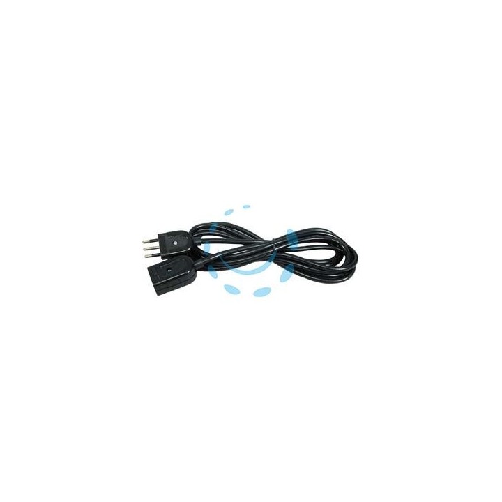 PROLUNGA ELETTRICA LINEARE 3X0,75 NERA - mt.5 