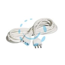 PROLUNGA ELETTRICA LINEARE 3X0,75 BIANCA - mt.3 