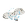 PROLUNGA ELETTRICA LINEARE 3X0,75 BIANCA - mt.3 