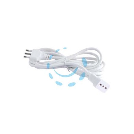PROLUNGA ELETTRICA LINEARE BIPASSO 3X1 BIANCA - mt.5 