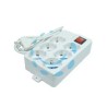 MULTIPRESA 6 POSTI CON SCHUKO E CON INTERRUTTORE 