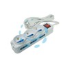 MULTIPRESA DA TAVOLO COMPATTA 3 SCHUKO + 6 BIPASSO CON INTERRUTTORE 