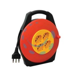AVVOLGICAVO ELETTRICO 4 PRESE SCHUKO BIPASSO MT.10 - mt.10 