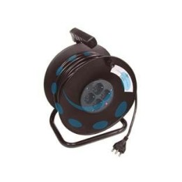 AVVOLGICAVO ELETTRICO 4 PRESE POLIVALENTI - mt.25