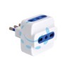 ADATTATORE TRIPLO 2P+T BIANCO - spina 16A prese 10/16A bianco