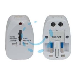 ADATTATORE UNIVERSALE PER SPINE ELETTRICHE BIANCO portata max 2.500w
