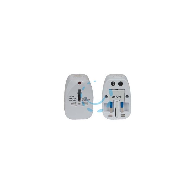 ADATTATORE UNIVERSALE PER SPINE ELETTRICHE BIANCO portata max 2.500w