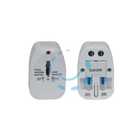 ADATTATORE UNIVERSALE PER SPINE ELETTRICHE BIANCO portata max 2.500w