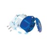 ADATTATORE INDUSTRIALE CON SPINA 16A E PRESA CEE IP44 - 16A colore blu