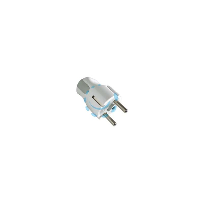 SPINA SCHUKO 2 POLI + TERRA 10A BIANCA - bianca 10A 80070