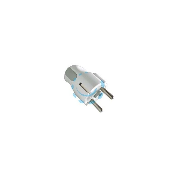 SPINA SCHUKO 2 POLI + TERRA 10A BIANCA - bianca 10A 80070
