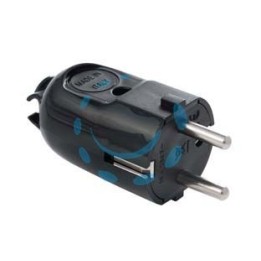 SPINA SCHUKO 2 POLI + TERRA 16A NERA - nera 16A 80071