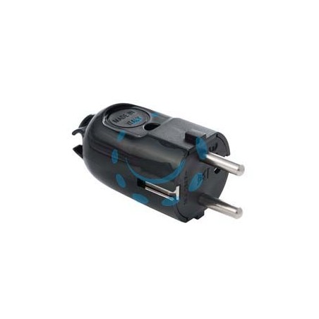SPINA SCHUKO 2 POLI + TERRA 16A NERA - nera 16A 80071