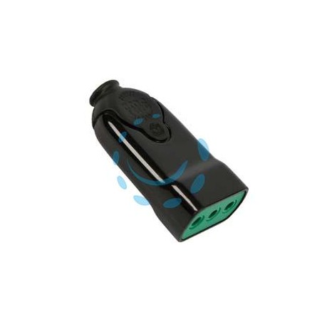 PRESA DRITTA 2 POLI + TERRA 10A NERA - nera 81011
