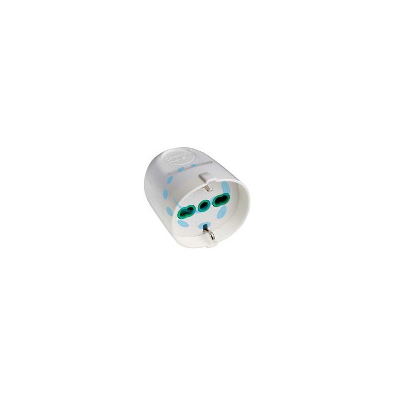 PRESA SCHUKO 2 POLI + TERRA BIPASSO 16A BIANCA - bianca 81050