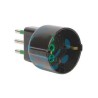 ADATTATORE SCHUKO 2 POLI + TERRA 10A NERO - nero 82121