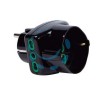 ADATTATORE TRIPLO 2 POLI + TERRA SCHUKO BIPASSO SPINA SCHUKO - nero 82231