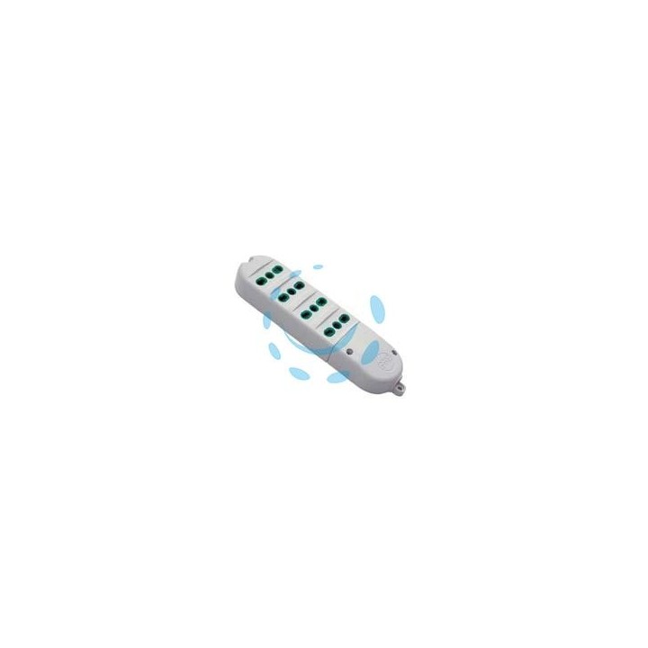 MULTIPRESA 4 POSTI BIPASSO SENZA CAVO - bianca 41022