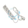 MULTIPRESA 4 POSTI BIPASSO + SCHUKO C/INTERRUTT."LINEA RETAIL" BIANCA - bianca 47420